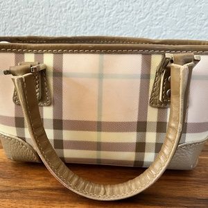 Burberry, Bags, Vintage Burberry Pink Nova Check Mini Bag